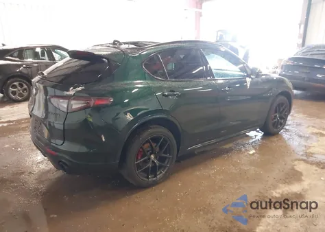 2021 Alfa Romeo Stelvio Ti Sport Awd из США, поврежденный, VIN ZASPAKBNXM7D18292